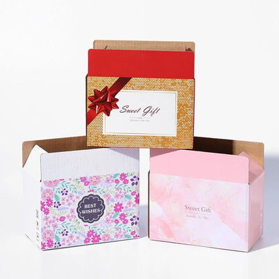 Buy Custom Eco Friendly Tear Off Strip Express Shipping Box Paper Clothing Packaging Box online manufacture