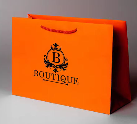 Good price Reusable Boutique Paper Shopping Bags Custom Logo With Handle For Retail Business online