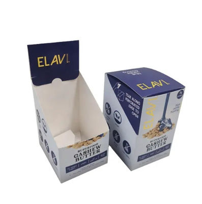 acheter Vente en gros du logo personnalisé en papier bonbons gelée chocolat bar Snack Display Emballage Supermarché Produit Display Box de détail fabrication en ligne