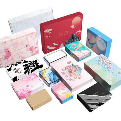 Bom preço Caixa de cartão roupa de bebê sapatos embalagem corrugada papel de envio caixa de correio logotipo personalizado on-line