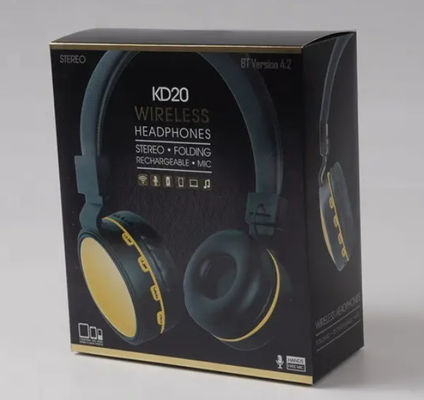 comprar Logotipo personalizado Caja de papel Embalaje de productos electrónicos Caja de cartón Cable USB Auricular teléfono Bluetooth Embalaje de auriculares Fabricación en línea