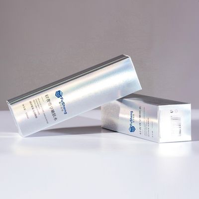 Buen precio Caja de embalaje cosmético con laminación brillante, caja de papel láser, impresión de logotipo personalizado en línea