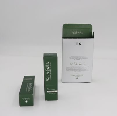 Good price Custom Printing Cosmetics Skin Care Smooth Touch Finishing White Cardboard Folding Carton Stationery Retail Packaging Box online