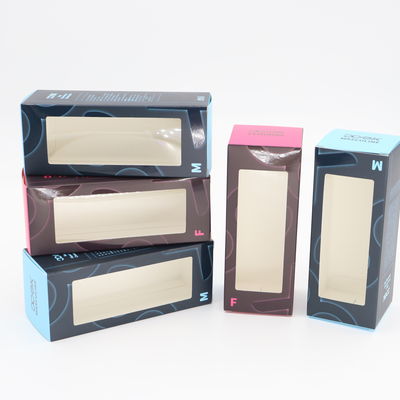 Customized Cosmetic Packaging Boxes Essential Oil Packing Box Printing Logo With PVC