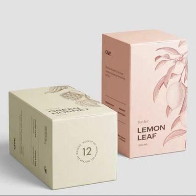 Giá tốt. Hộp giấy trắng thanh lịch cho serum kem và hộp đóng gói trang điểm trực tuyến