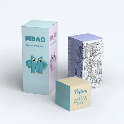 Good price Versatile White Cardboard Boxes For Cosmetics Skincare And Small Gifts online