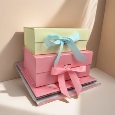 Harga yang bagus Premium Custom Lipat Kotak Hadiah Kosmetik Dengan Magnetic Closure Rigid Packaging Manufacturer on line