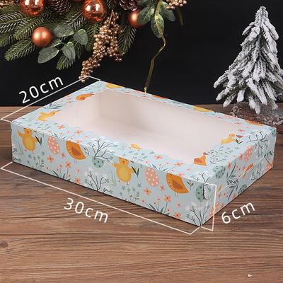 comprar Pacotes de papel com janela para bolinhos produtos de panificação doces sobremesas bolos quadrados Fabricação em linha