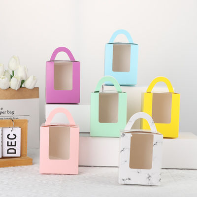 Guter Preis Tragbare Fenster-Papierbecher-Kuchenverpackungsbox Muffinschachtel Dessertbox Online