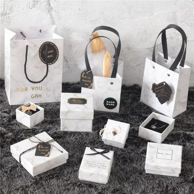 Mua Hộp đóng gói đồ trang sức bằng đá cẩm thạch Nhẫn Băng tai Vòng đeo tay sản xuất trực tuyến