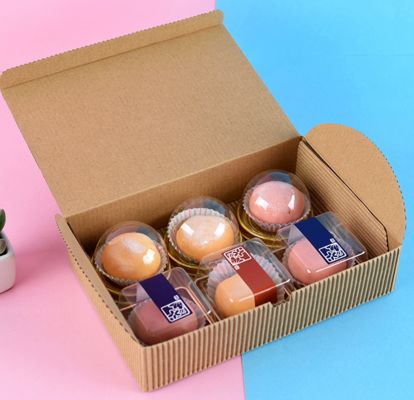Good price Custom Kraft Corrugated Boxes For Bakery Eco Friendly Packaging For Cakes Pastries online