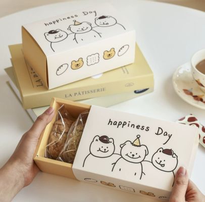 Buy Custom Cute Drawer Gift Box For Cookies Scones Candy Empty Bakery Packaging Box For Gift Giving online manufacture
