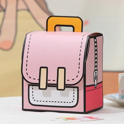 Buon prezzo Set di scatole regalo a forma di zaino per bambini per feste e snack in linea