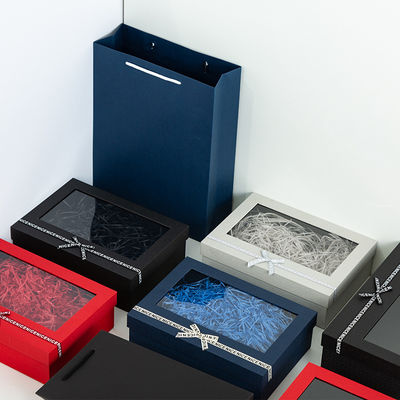 comprar Caixa de presente de luxo com fita - embalagem rígida personalizada Fabricação em linha