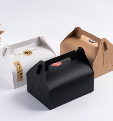 ราคาดี โลโก้ที่กําหนดเอง Bakery Carry Box Set สําหรับเค้ก ออนไลน์