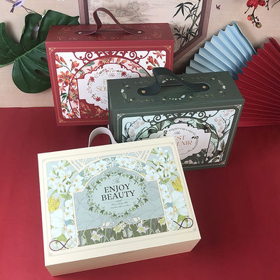 Buy Custom Luxury Floral Gift Box Rigid Cardboard Wedding Favors online manufacture