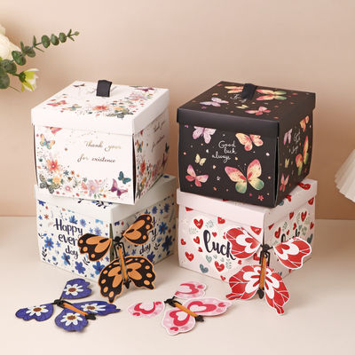 Good price Custom 3D Butterfly Folding Gift Box for Birthdays Weddings online