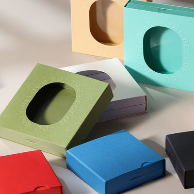 comprar Caja de joyería de cartón hueco personalizado con impresión de logotipo Fabricación en línea