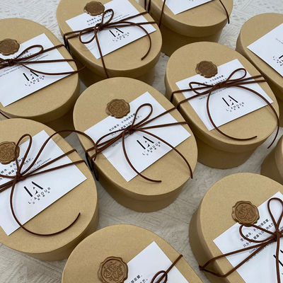 comprar Caja de regalo rígida de papel kraft con impresión personalizada y estampado en lámina Fabricación en línea