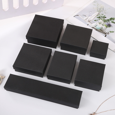 Good price Simple Jewelry Gift Box With Top And Bottom Cover For Necklace And Ring Gift Packaging online