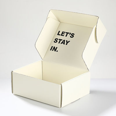 Guter Preis Brief-Geschenkbox aus weißem Karton, Klappdeckel-Mailer-Box für Kleidung, Wellpappe-Verpackung Online