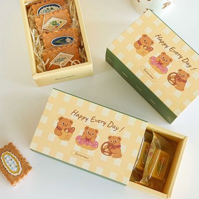 Good price Cute Bear Gift Box Set Theme Cookie Packaging Festival Party Treat Boxes online
