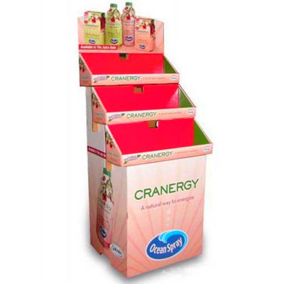 Beli Perlengkapan kosmetik dan kebutuhan sehari-hari Rak kertas, makanan dan minuman Rak tampilan kertas bergelombang pembuatan online