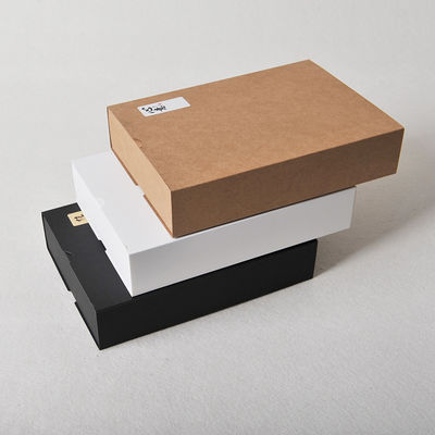 Bon prix Boîte d'emballage alimentaire en papier kraft personnalisée, style tiroir, boîte cadeau rétro, boîte à biscuits et gâteaux en ligne