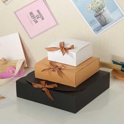 Harga yang bagus Custom Paper Box Kraft Paper Boxes: Minimalist High End Thickened Packaging For Premium Gifts on line
