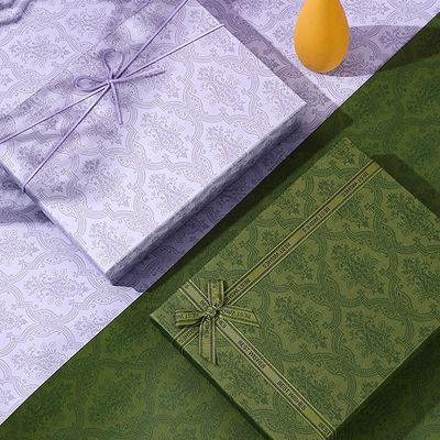 Guter Preis Spot Gift Box Purple Top And Bottom Cover Scarf Shirt Pajamas Gift Packaging Box Gift Box Printed Logo Online