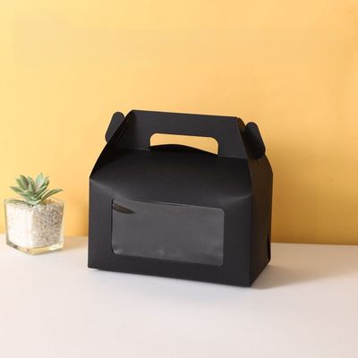 Buon prezzo Premium Windowed Gift Box Set Luxury Packaging Transparent Display Carry Handle Design Presentation Box in linea