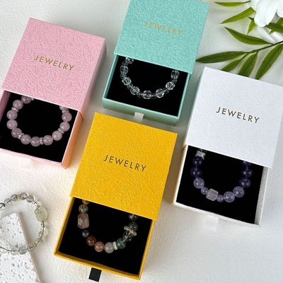 Guter Preis Crystal Packaging Box Jewelry Box Gift Box Jewelry Bag Decoration Box Bracelet Packaging Pull-Out Box Online