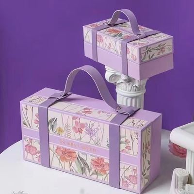 Beli Set Kotak Hadiah Bunga Premium Kemasan Souvenir Pernikahan Kotak Hadiah Kosong untuk Hadiah Pengiring Pengantin Souvenir Pesta pembuatan online