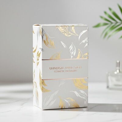 comprar Caja de embalaje cosmético de diseño elegante con impresión UV litográfica para embalaje universal de productos cosméticos Fabricación en línea