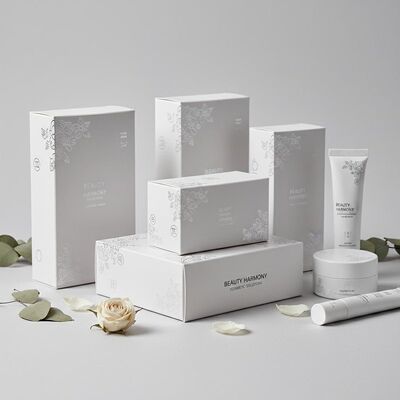 comprar Matt Caixas de embalagem cosmética finalizadas com técnicas de serigrafia Ideal para soluções de embalagem de produtos cosméticos Fabricação em linha
