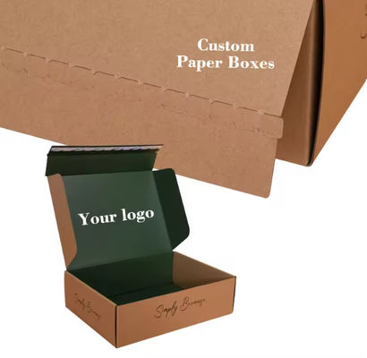 Good price Custom Size Print Corrugated Paper Boxes Cardboard Zipper Tear Strip Mailer Packaging Box online