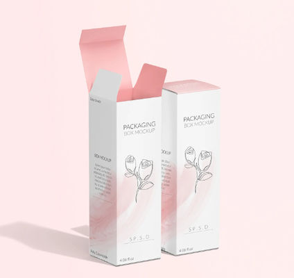 Emballage personnalisé exquis Petite boîte en papier et boîte d'impression de logo pour les cosmétiques de soins de la peau