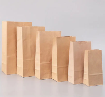 Nowoczesne modne, podlegające recyklingowi, wielokrotnemu użyciu torebki opakowaniowe z papieru kraft