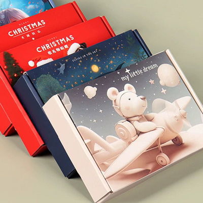 Buen precio Envases de cartón de lujo plegable de cartón corrugado en línea
