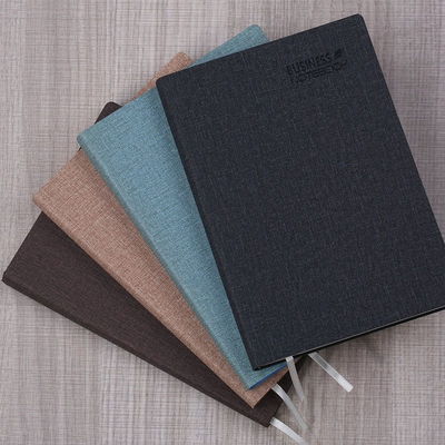 Guter Preis Modeschneiderfarbe A5 Lederblatt in Hardcover Notizbuch Logo mit elastischem Band Online
