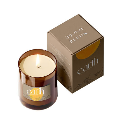 Logotipo personalizado Vários tamanhos Cores e padrões Velas Aromaterapia Perfumes Cosméticos Caixa de papelão