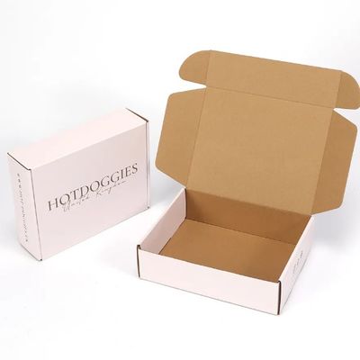 ราคาดี กล่องไปรษณีย์ของขวัญแบบพับกระบอก Custom Logo Kraft E-Commerce Packaging การจัดส่งกล่องส่ง ออนไลน์