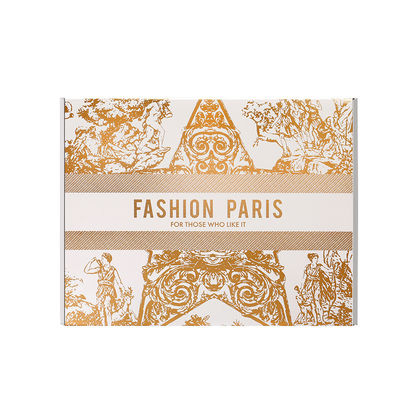 Goede prijs Op maat gemaakte luxe glanzende goud gedrukte transportpapierdoos voor het verzenden van cadeautjes cosmetica kleding verpakking online