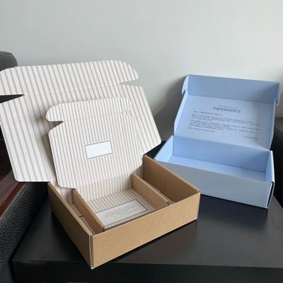Wholesale Custom Logo Color Printing Folding Box Clothing Beauty Gift Recycled Corrugated Mailing Packaging Box