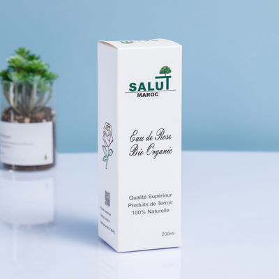 Customized Logo Cardboard Insert  Rectangular Cosmetic Skincare Paper Box Paper Packaging Box Beauty Packaging