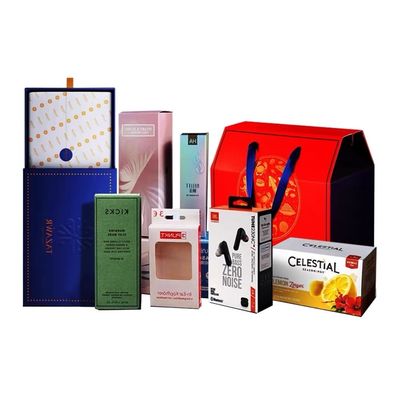 Buen precio Productos alimenticios y de cuidado de la salud de alta gama Embalaje Caja de papel Personalización Cosméticos Estampado en caliente Caja especial de embalaje de papel en relieve en línea
