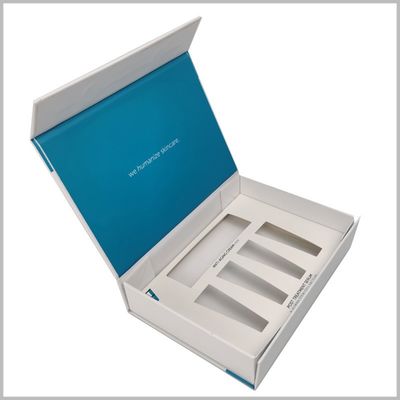 Bon prix Boîte cadeau d'emballage rigide personnalisée pour coffret de soins de la peau avec insert en mousse à fermeture magnétique en ligne