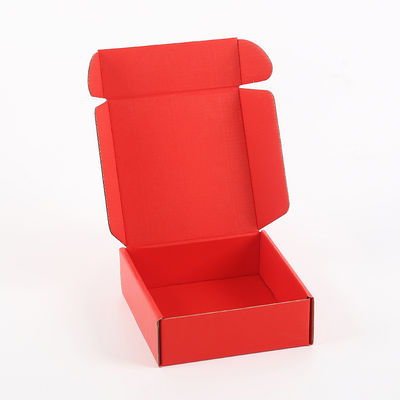 Hoogwaardige rode displaydoos Verdikte sieraden kleur verpakkingsdoos Express sieraden verpakkingsdoos Kan worden bedrukt met LOGO