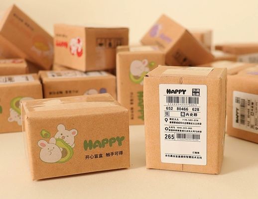 Bom preço Embalagens de caixas cegas mini onduladas para brinquedos de resina, figuras de garrafas e colecionáveis de designers on-line