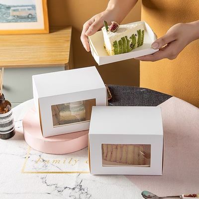 İyi bir fiyat. Kare Ambalaj Kutusu Pişirme Kek Suşi Bisküvi Donut Ambalaj Kutusu çevrimiçi